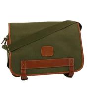 Burberry Vintage Pre-owned Canvas axelremsvskor Green, Dam