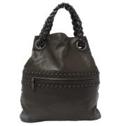 Bottega Veneta Vintage Pre-owned Laeder handvskor Brown, Dam