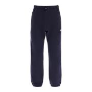 Autry Joggers i fleece-back bomull Blue, Herr