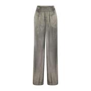 RED Valentino Wide Trousers Gray, Dam