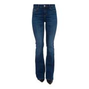 Liu Jo Boot-cut Jeans i Blå Denim Blue, Dam