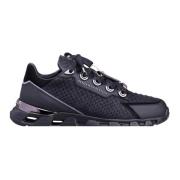 Benjamin Berner Svarta Alligator Sneakers Black, Herr