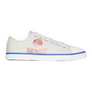 Isabel Marant Canvas Sneakers med Sidologo Beige, Dam