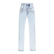 Isabel Marant Noemie Straight Leg Jeans Blue, Dam