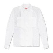 Kenzo Oversize skjorta White, Dam