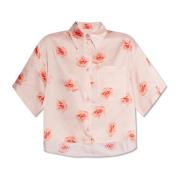 Kenzo Kortärmad skjorta Pink, Dam