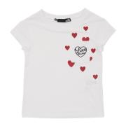 Love Moschino Vit Dam T-shirt White, Dam