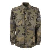 Etro Camouflage Pegasus Skjortjacka Multicolor, Herr