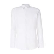 Dolce & Gabbana Vit Slim Fit Italiensk Krage Skjorta White, Herr