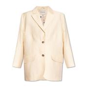 Munthe ‘Manchester’ enradig blazer Beige, Dam