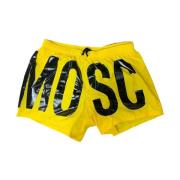 Moschino Gul Big Logo Badkläder Yellow, Herr