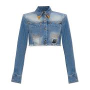 Versace Jeans Couture Jeansjacka Blue, Dam