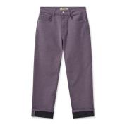 MOS Mosh Avslappnad Passform Delight Jeans i Iris Orchid Purple, Dam