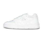 Lacoste Logo Sneaker i Mattläder White, Dam