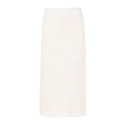 Jil Sander Vit Midi Kjol White, Dam