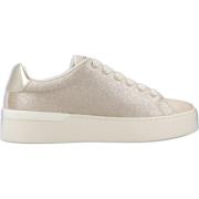 Liu Jo Silver Glamour Sneakers Beige, Dam