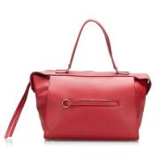 Celine Vintage Pre-owned Laeder handvskor Red, Dam