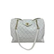 Chanel Vintage Pre-owned Laeder chanel-vskor White, Dam