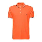 Fay Polo Shirt - Regular Fit Orange, Herr
