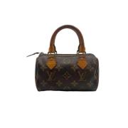 Louis Vuitton Vintage Pre-owned Canvas handvskor Brown, Dam