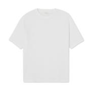 American Vintage Bysapick Oversized Bomull T-Shirt - Vit White, Herr