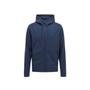 Hugo Boss Sweatshirt med Sweatshirt med dragkedja Blue, Herr