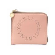 Stella McCartney Bicolor Logo Korthållare Pink, Dam
