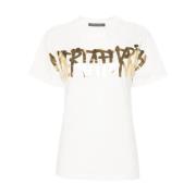 Alberta Ferretti 1606 T-Shirt - Stilfull och Trendig White, Dam