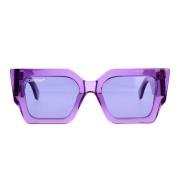 Off White Sunglasses Purple, Unisex
