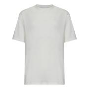 Jil Sander Vit Logo Print T-Shirt White, Herr