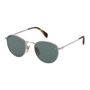 Eyewear by David Beckham DB 1005/S Sunglasses in Ruthenium/Green Multi...