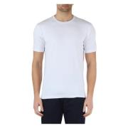 Daniele Alessandrini Grå Bomull T-shirt med Logotryck White, Herr