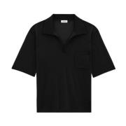 Saint Laurent Polo Shirts Black, Herr
