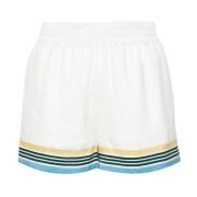 Casablanca Stiliga tryckta silkes shorts White, Dam