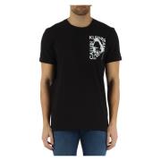 Calvin Klein Jeans Bomull T-shirt med Logo Print Black, Herr