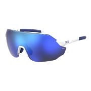 Under Armour Halftime Sunglasses Matte White Blue White, Unisex