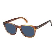 Eyewear by David Beckham DB 1062/S Solglasögon i Brun Horn/Blå Brown, ...