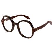 Gucci Dark Havana Eyewear Frames Brown, Unisex