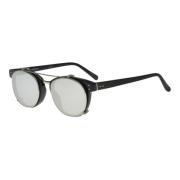 Linda Farrow Black White Gold Sunglasses 581 Platinum/Silver Multicolo...