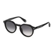 Philipp Plein Sunglasses Globetrott Spp002M Black, Unisex