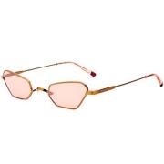 Etnia Barcelona Carytown Solglasögon i Rose Gold/Pink Yellow, Unisex