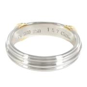 Dior Vintage Pre-owned Platina ringar Gray, Dam