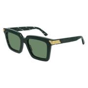 Bottega Veneta Sunglasses Green, Dam