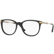 Burberry Leather Check Sunglasses Collection Black, Unisex