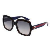 Gucci Havana/Grey Blue Shaded Sunglasses Brown, Dam