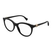 Gucci Black Eyewear Frames Black, Unisex