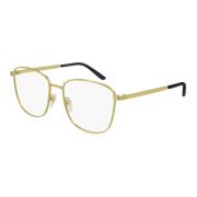 Gucci Guld Svart Glasögonbågar Yellow, Unisex