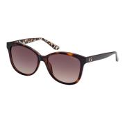 Guess Dark Havana Sunglasses Brown, Dam