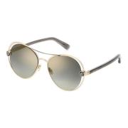 Jimmy Choo Gold/Grey Shaded Sunglasses Sarah/S Yellow, Dam