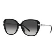 Michael Kors Flatiron Sunglasses Black/Dark Grey Shaded Black, Dam